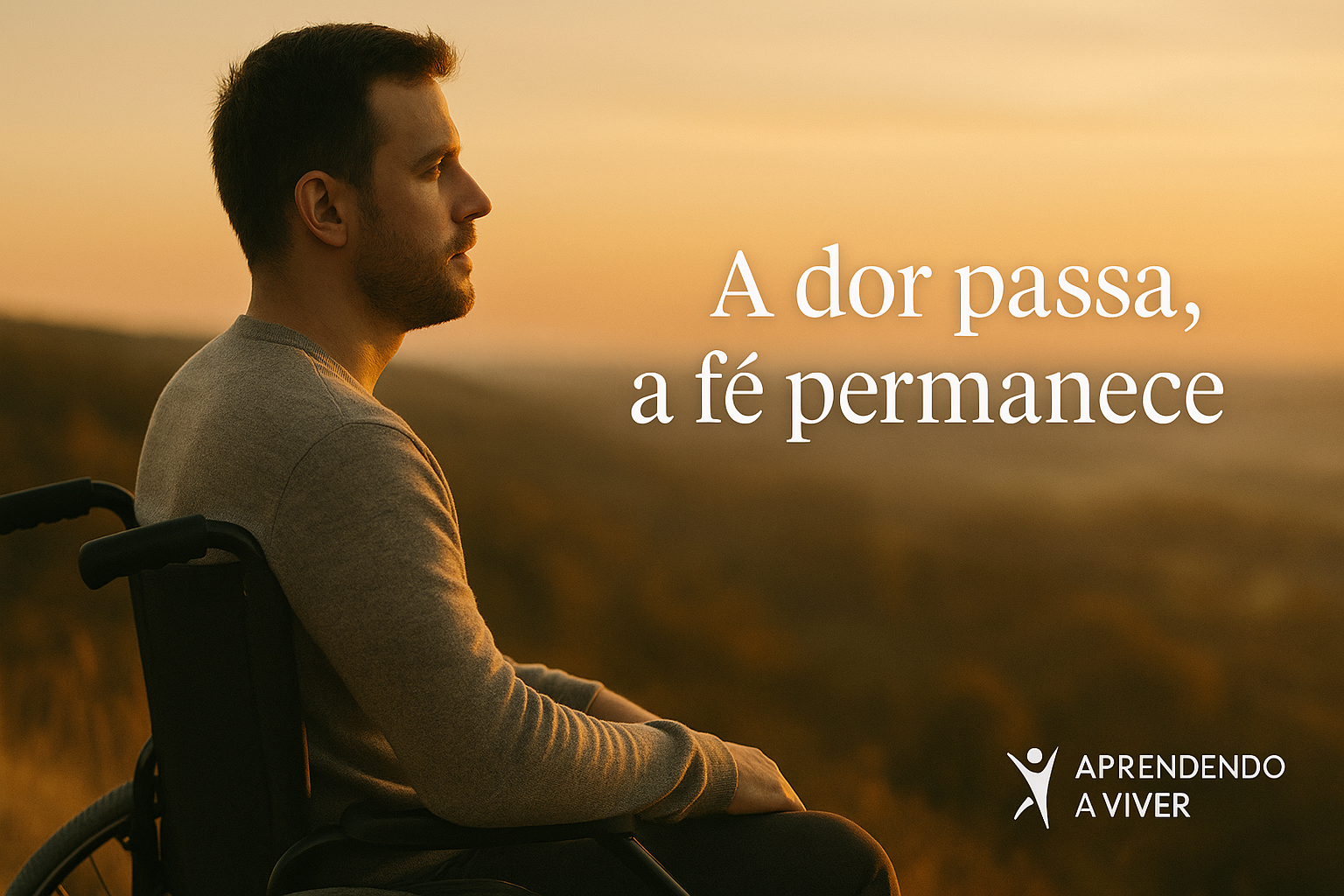 A dor passa, a fé permanece.