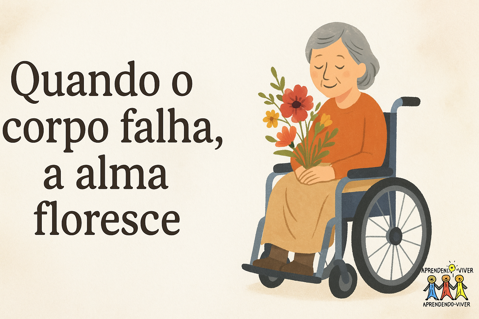 Quando o corpo falha, a alma floresce 